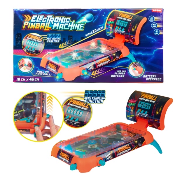 FLIPPER ÉLECTRONIQUE NEON 43 CM