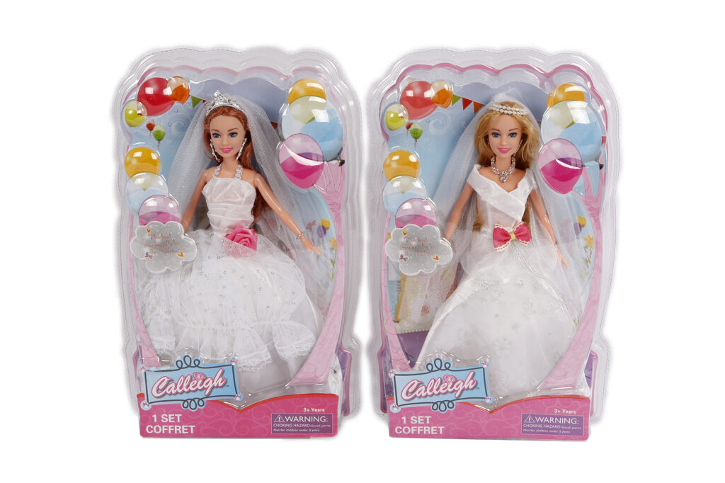 POUPÉE ROBE DE MARIÉE (Dimension 29 cm)
