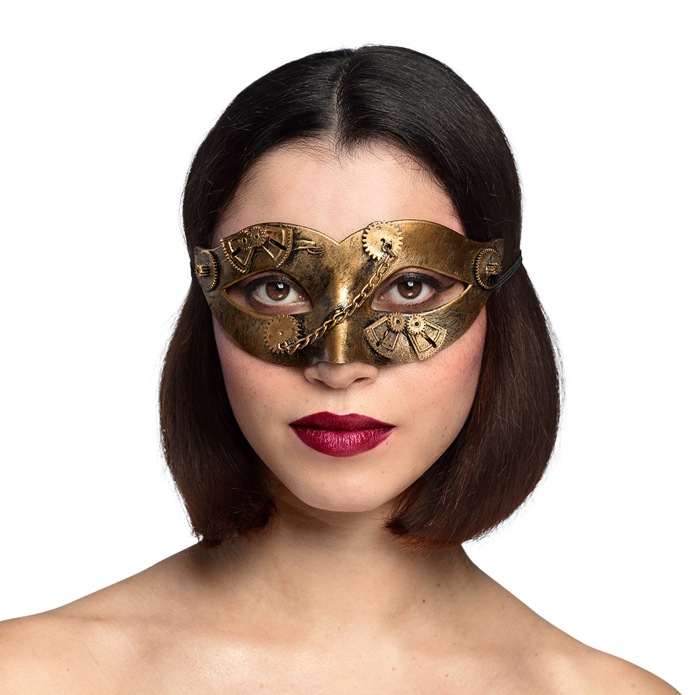 MASQUE LOUP STEAMPUNK