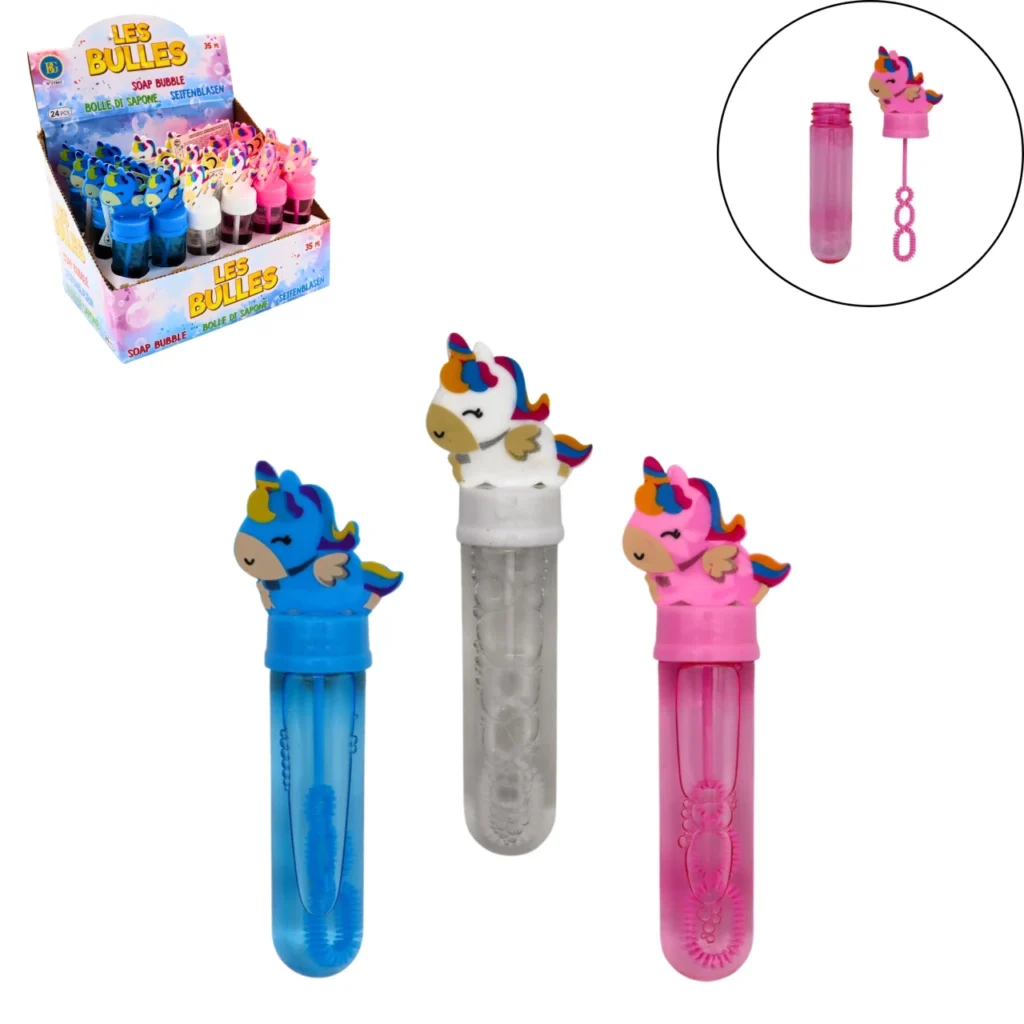 BULLES A SAVON LICORNE (Tube 14 cm - 35 ml)