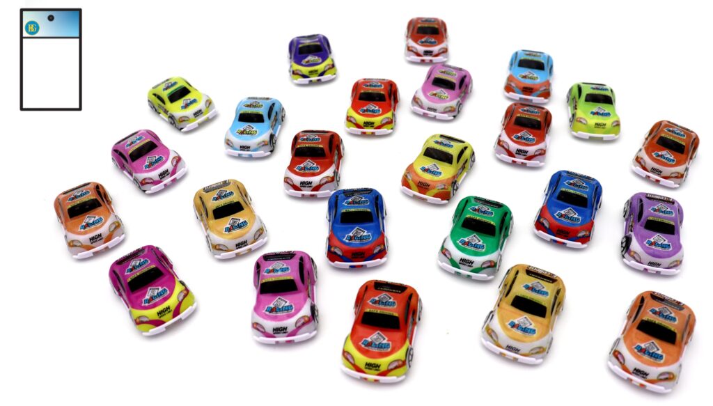 MINI VOITURE RACING FUN (Taille 5 cm - Rétro friction)