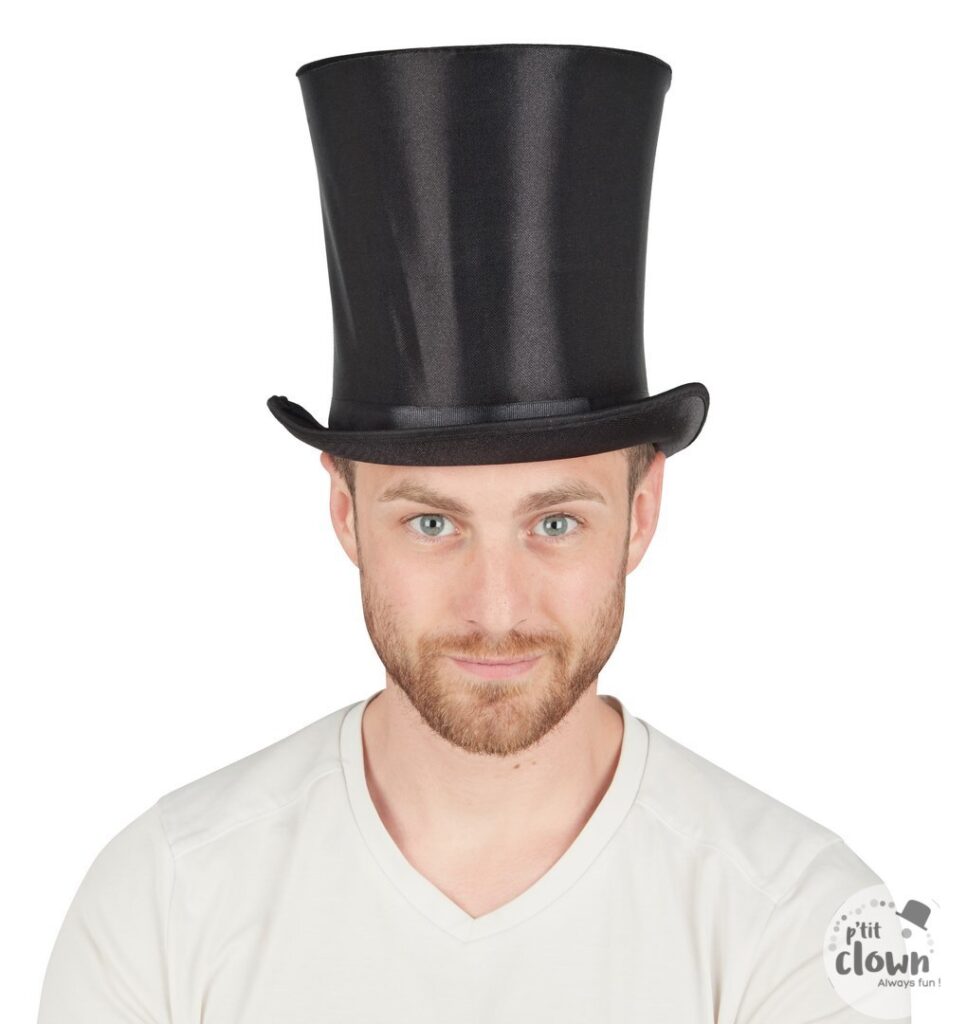 CHAPEAU HAUT DE FORME (Chapeau en satin)