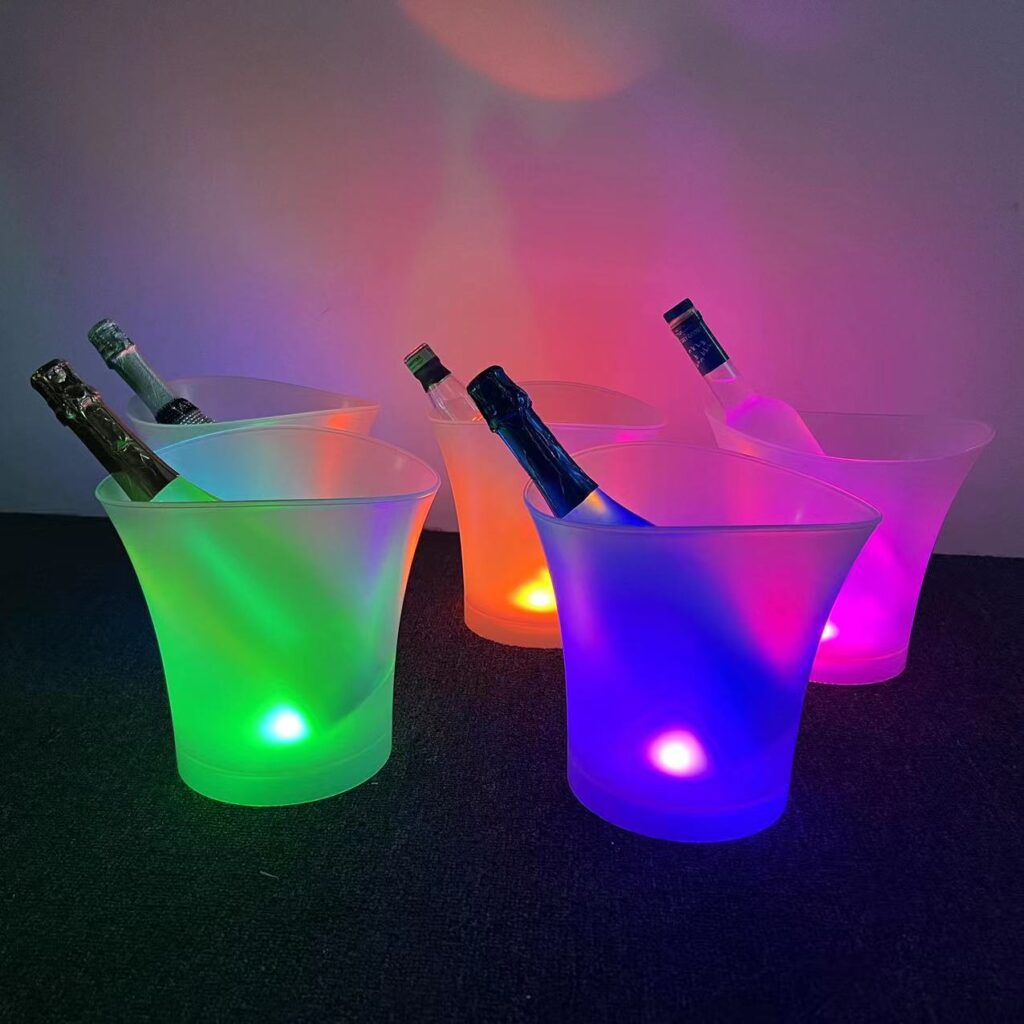 SEAU A CHAMPAGNE (Lumineux et animé)