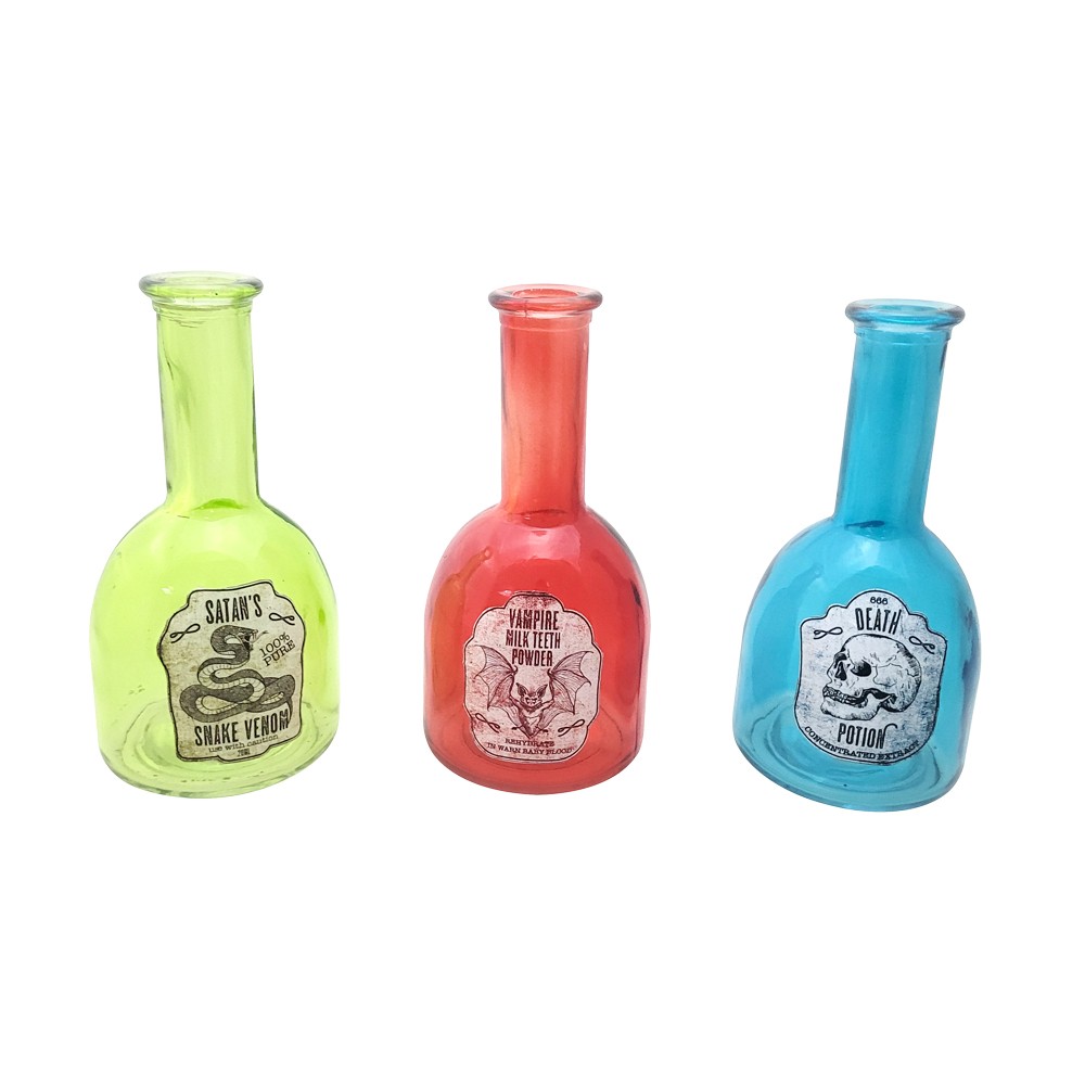 FIOLE DE POISON FACTICE (Décoration de 16 cm)