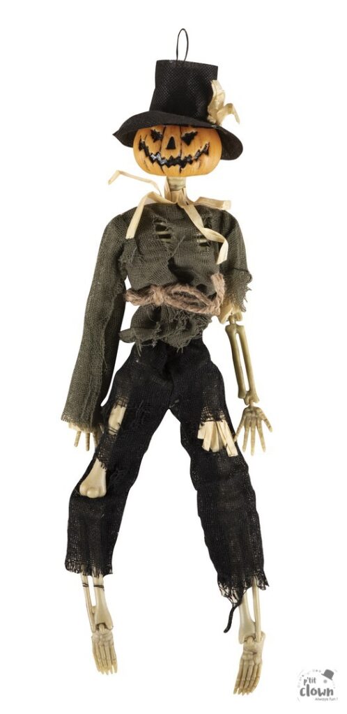 SQUELETTE ÉPOUVANTAIL (Hauteur 40 cm)