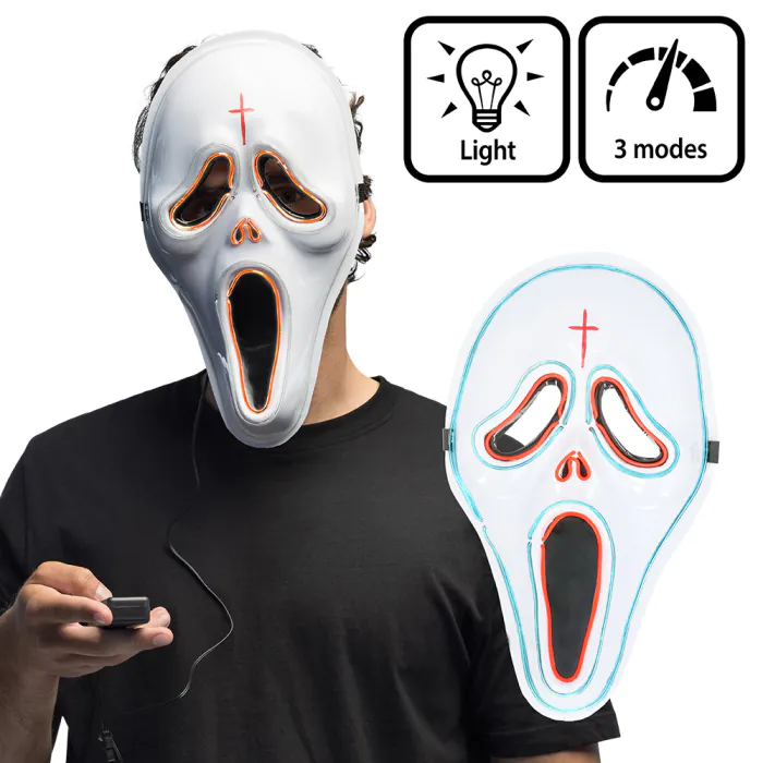 MASQUE FANTOME A LED (Masque lumineux) – Image 1