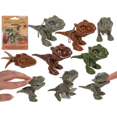 Porte-clé Dinosaure En Résine Verte - Fait Main - Article Cadeau Mignon