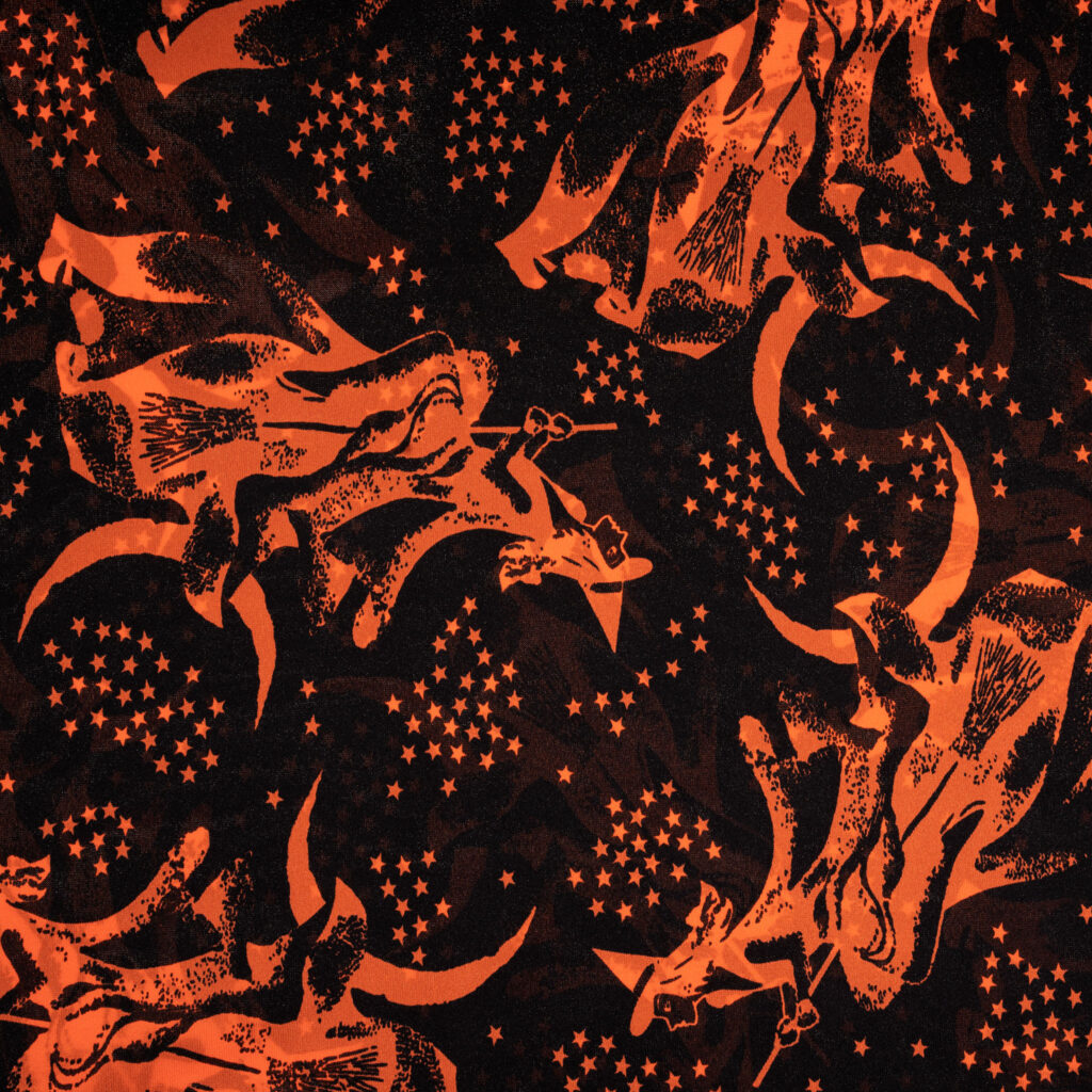 TISSU AVEC SORCIÈRES (Rouleau 5 mètres x 140 cm)