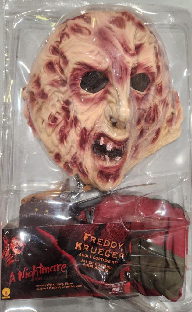 SET DE FREDDY KRUEGER (Masque, chemise, gant)