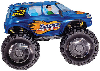 BALLON MONSTER TRUCK (Ballon aluminium - 2 coloris) – Image 2