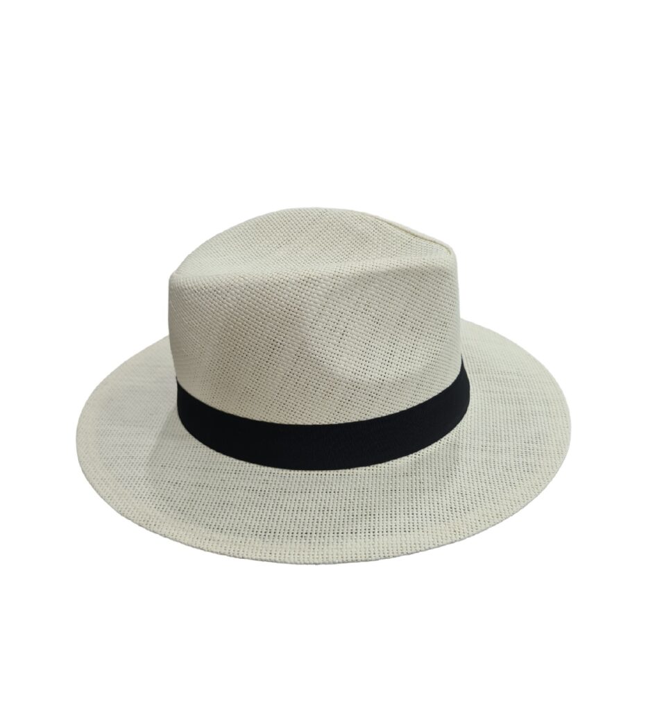CHAPEAU PANAMA BLANC (Version de luxe)