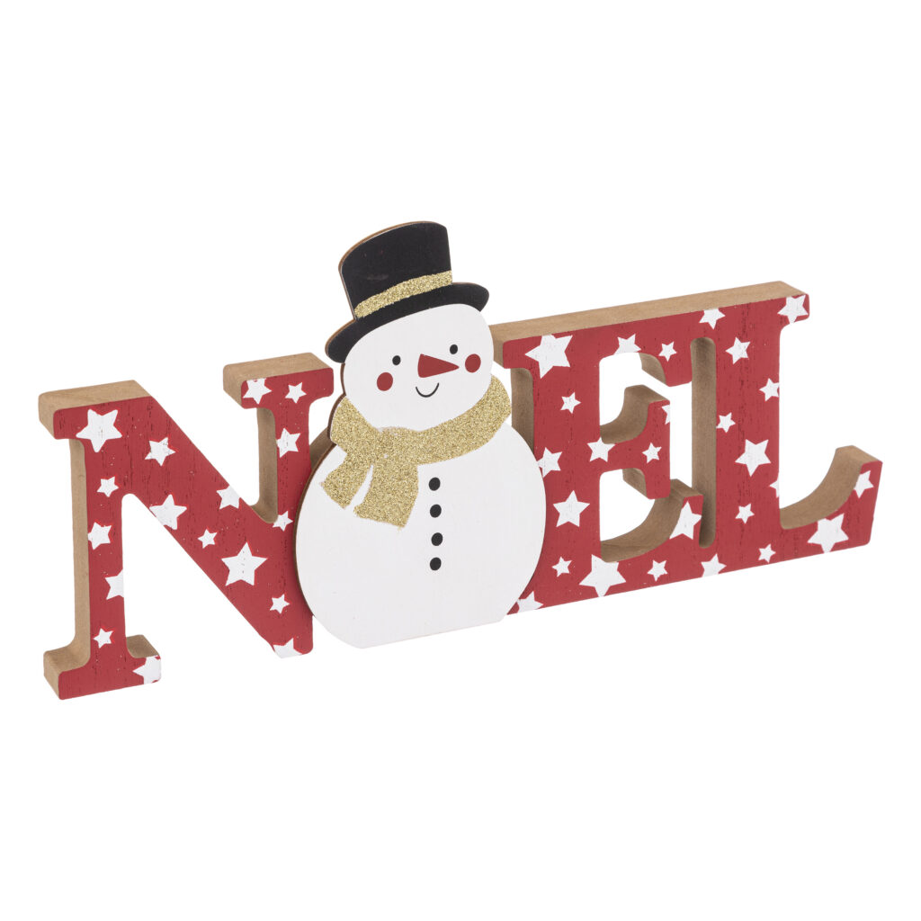 DÉCORATION NOEL EN BOIS (Dimension 30 cm)