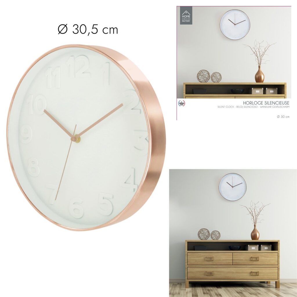 HORLOGE MURALE MAISON (Pendule - Diamètre 30.5cm)