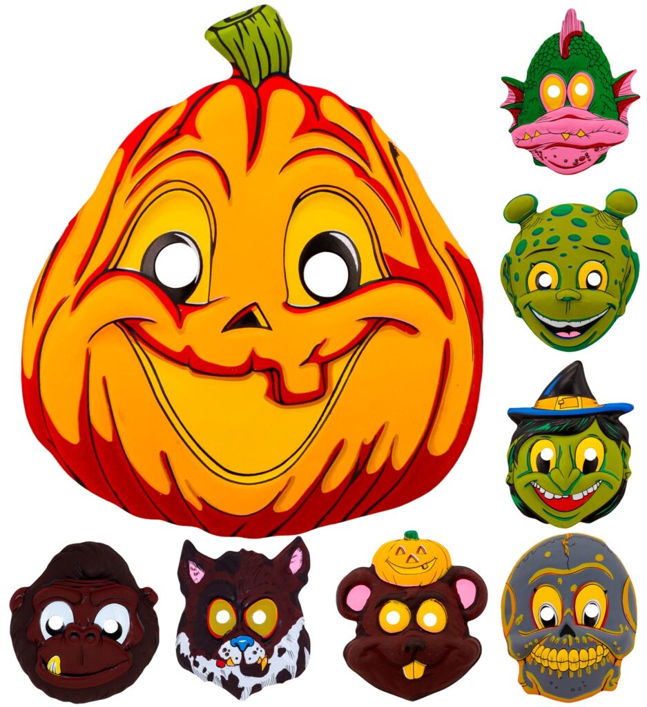 PACK MASQUES HALLOWEEN (Pack 24 pièces assorties)