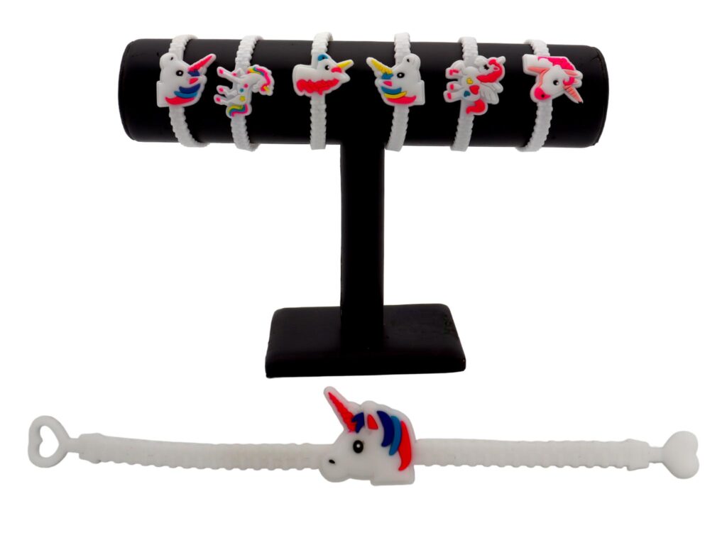 BRACELET THÈME LICORNE (Pack 48 pièces - 7 cm)