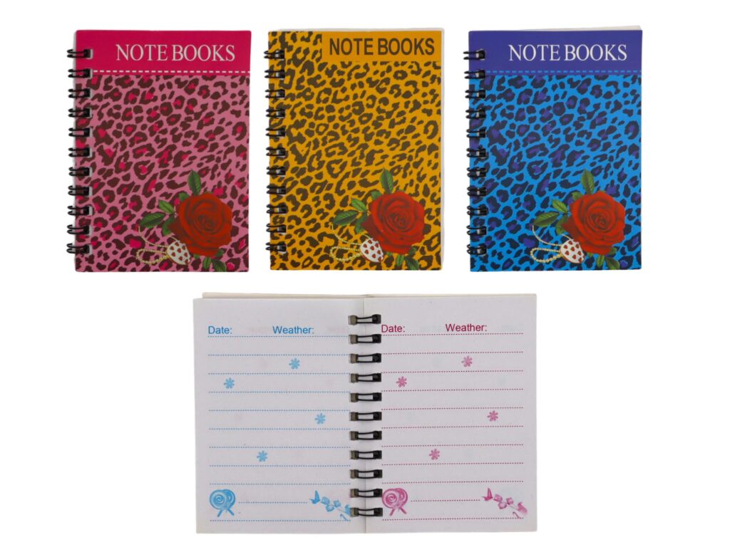 CARNET THÈME LÉOPARD (Dimension 10.5 x 7.5cm) Pack 48 carnets 48 pages