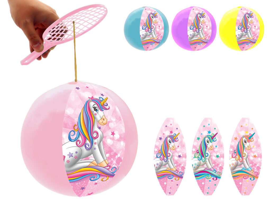 TAPE BALL LICORNE (Diamètre 22 cm - 4 coloris)