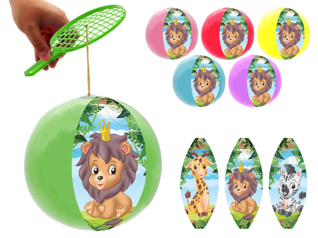 TAPE BALLE BABY JUNGLE (Diamètre 22 cm - 6 coloris)