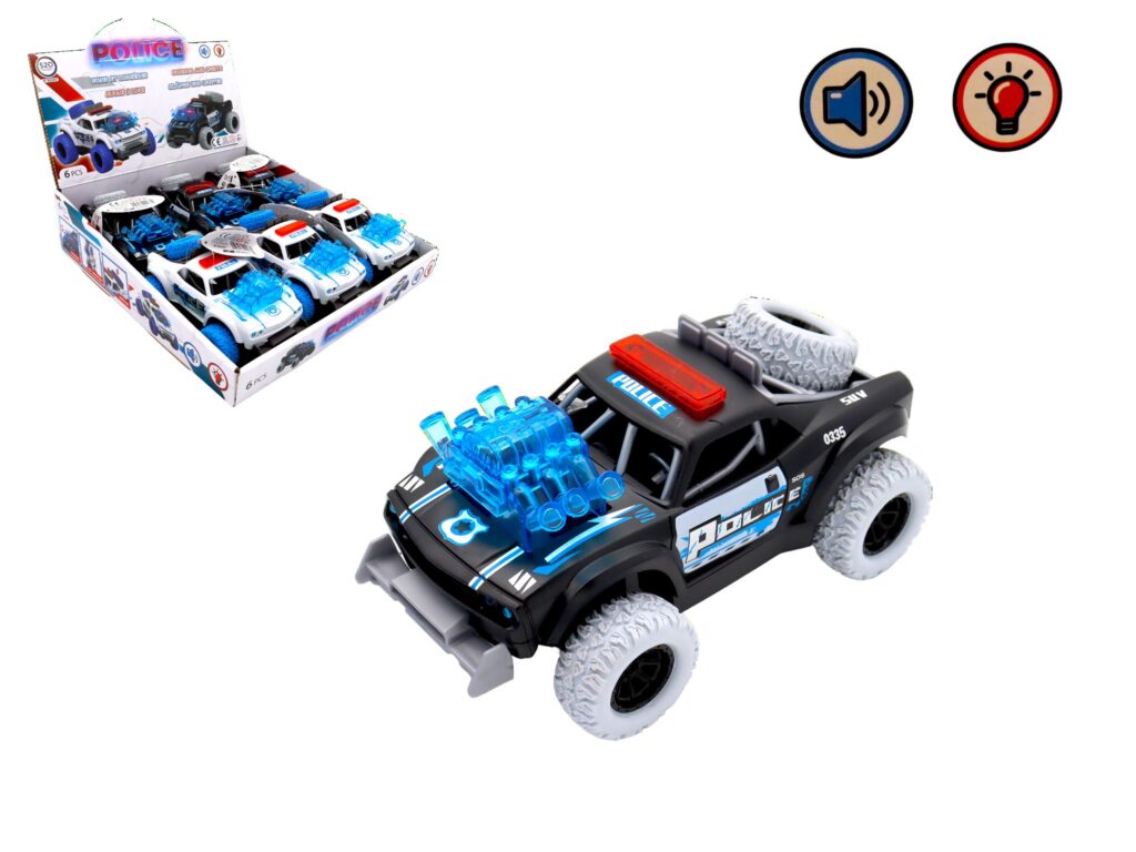 VOITURE 4 X 4 DE POLICE (Son et lumière 16 cm)