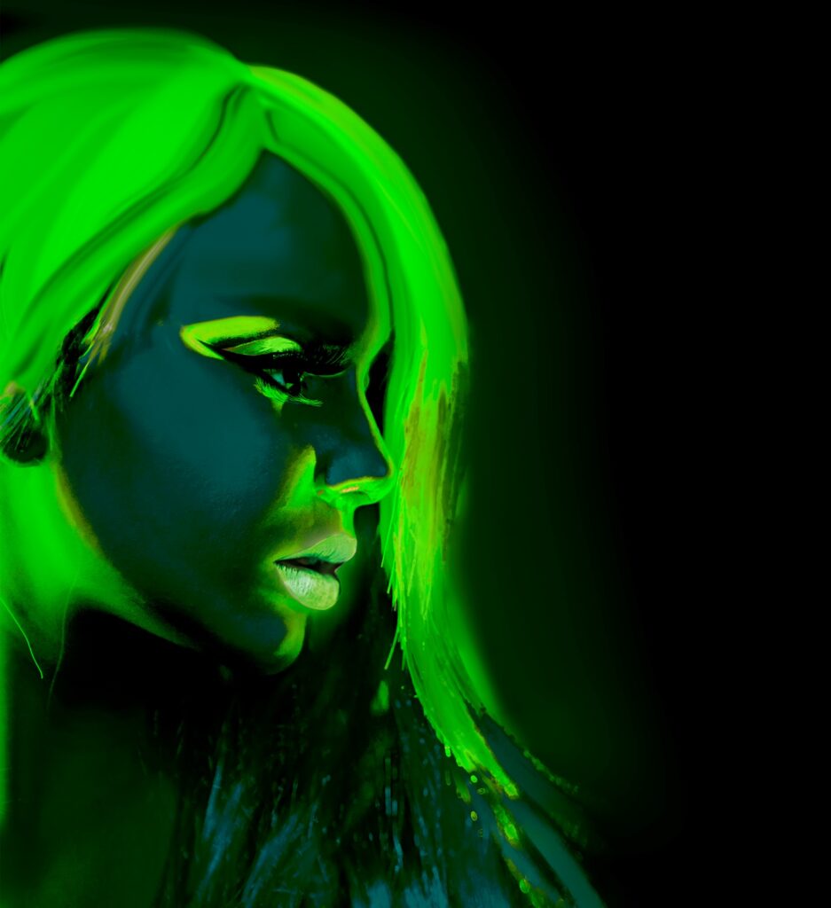 MAQUILLAGE NÉON VERT (Tube 30 ml)