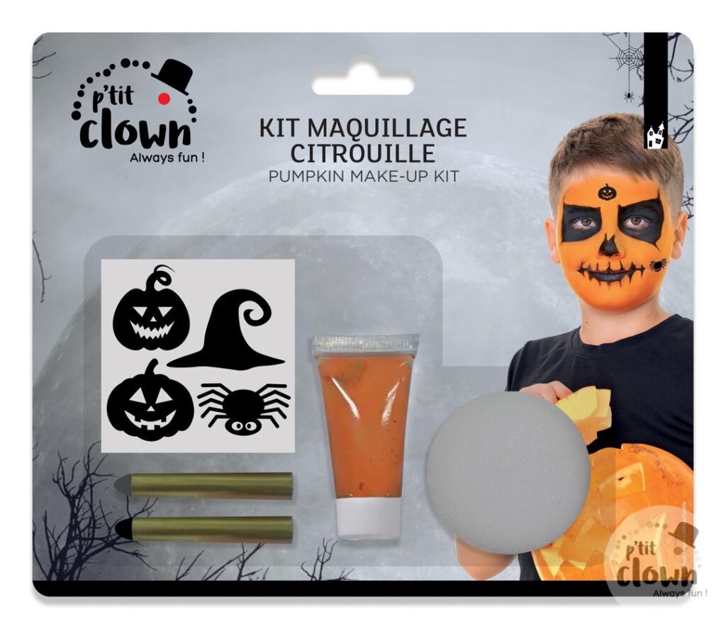 KIT MAQUILLAGE CITROUILLE