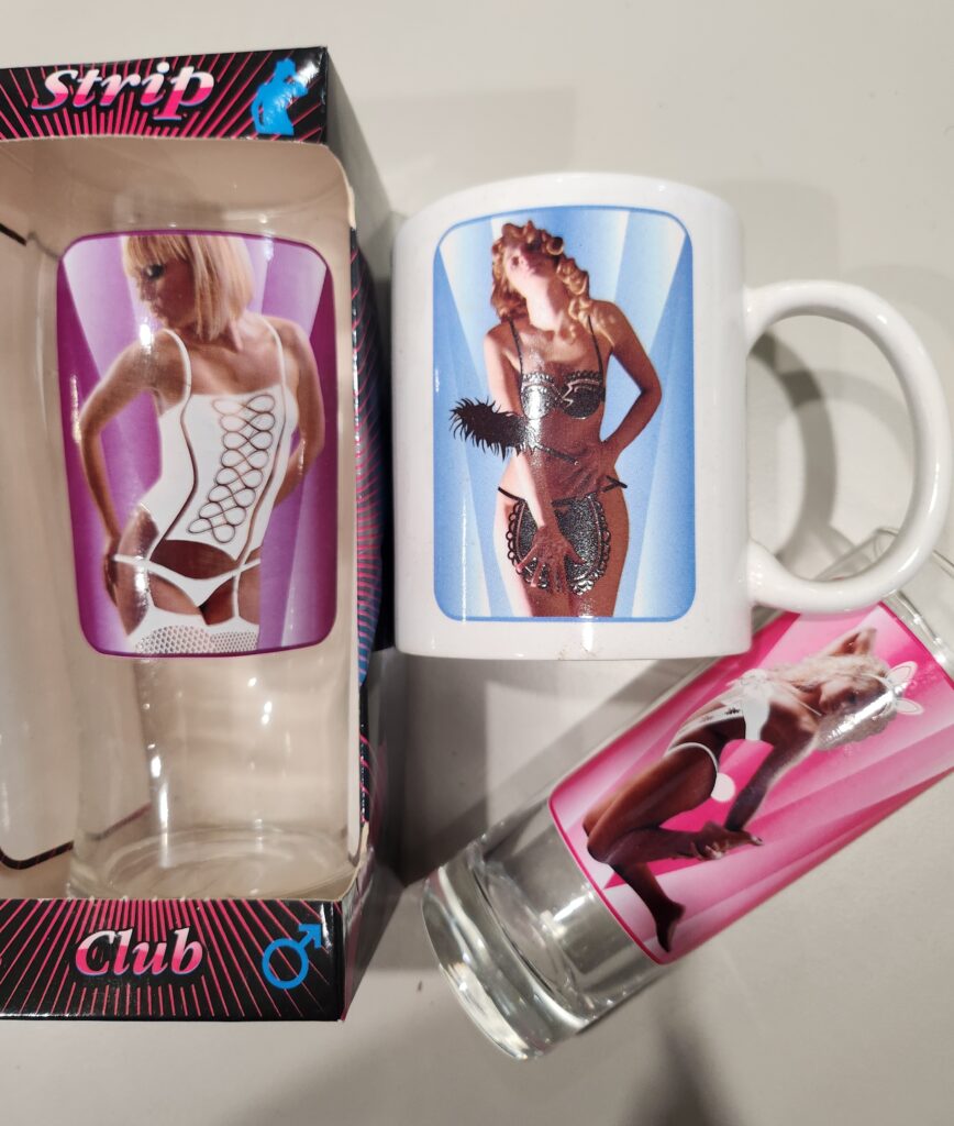 VERRES SEXY (Modèles aléatoires)