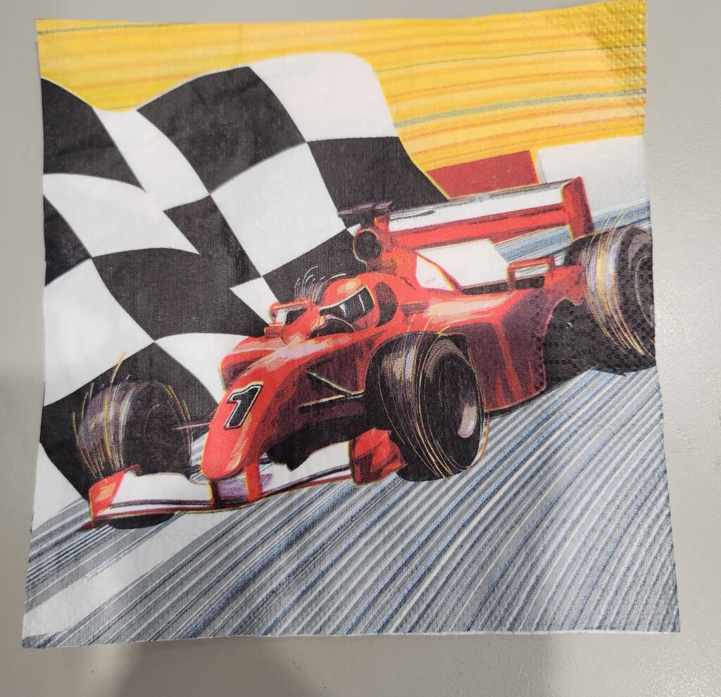 PACK SERVIETTES FORMULE 1 (Paquet de 12 serviettes)