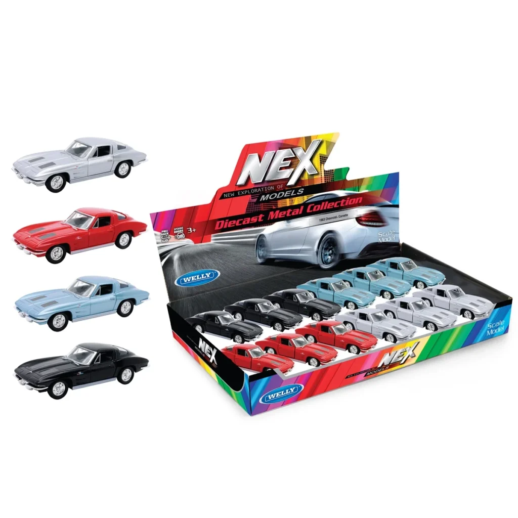 CHEVROLET CORVETTE 1963 (Petites voitures collection)