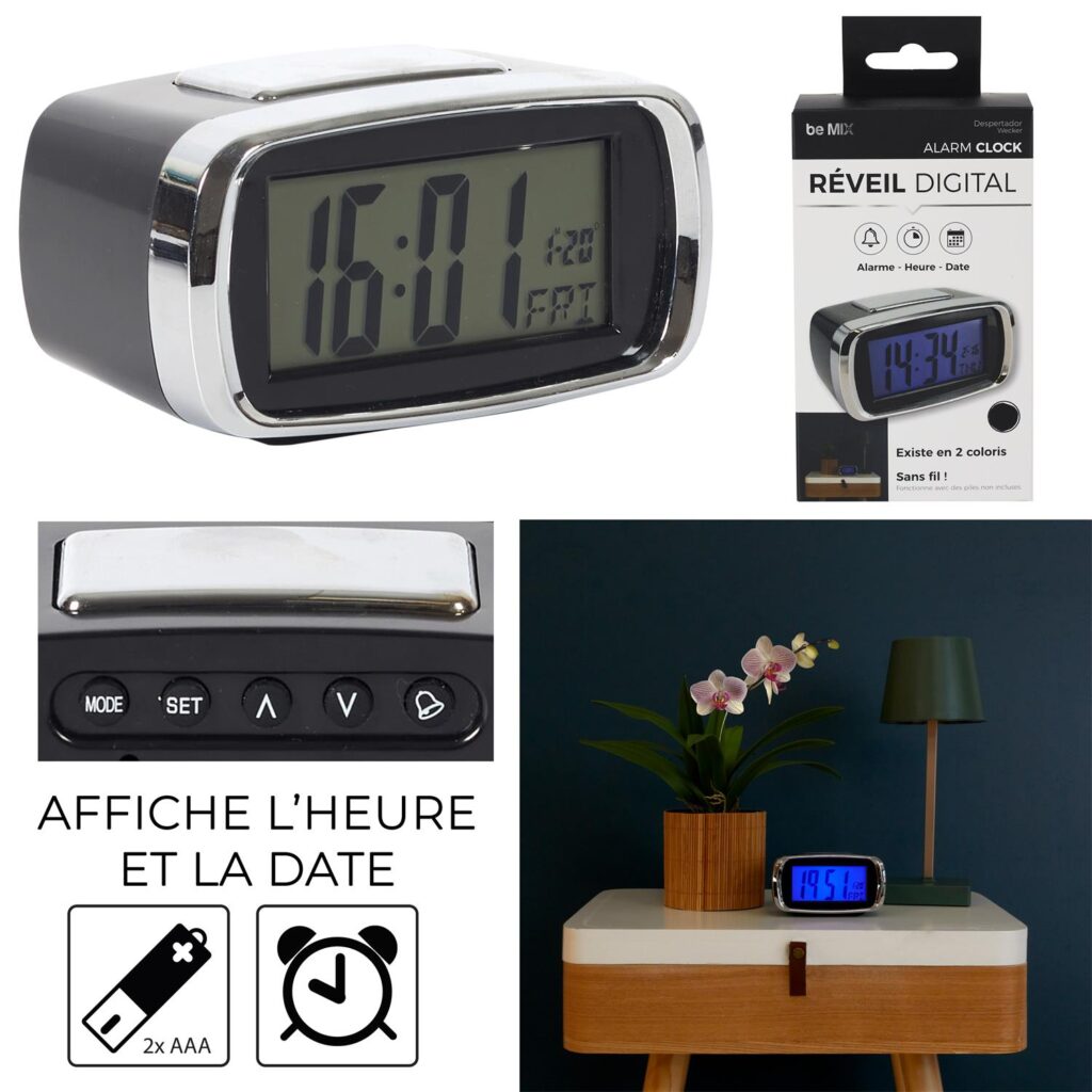 RÉVEIL DIGITAL A PILES