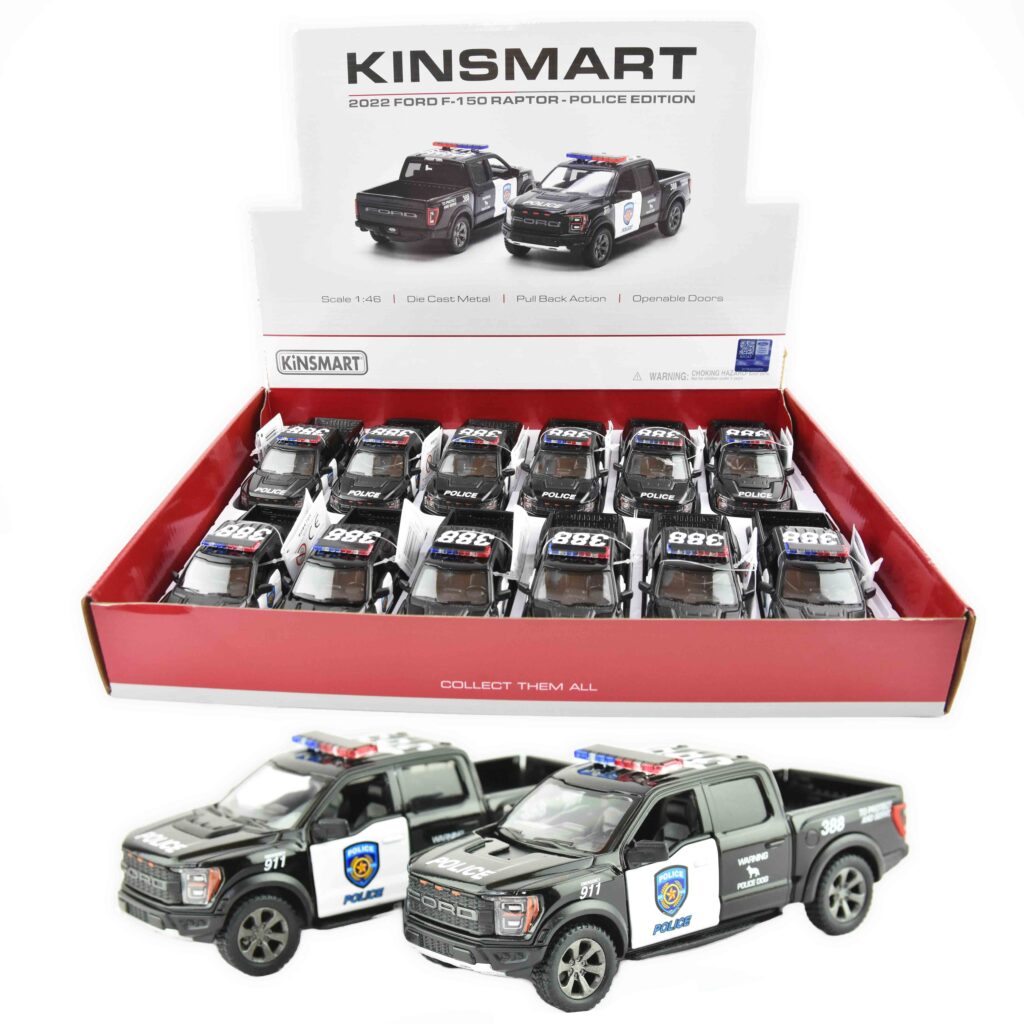 4X4 FORD DE POLICE US (Voiture Rétro friction 12 cm) Petites voitures collection