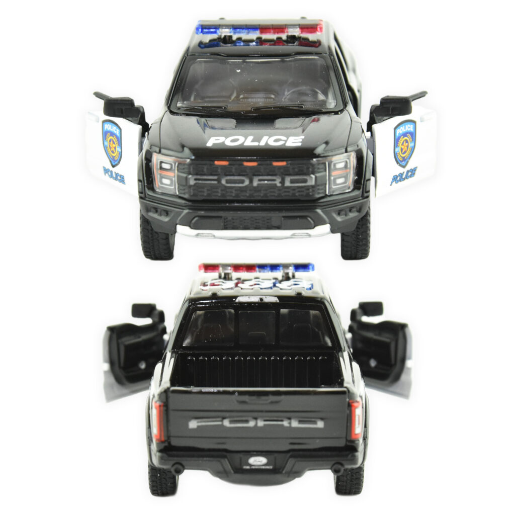 4X4 FORD DE POLICE US (Voiture Rétro friction 12 cm) Petites voitures collection