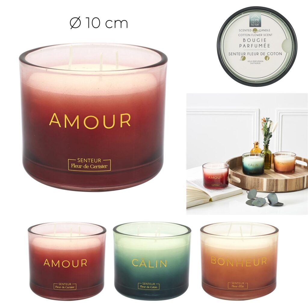 BOUGIE PARFUMÉE ÉMOTION (Dimension 10 cm)