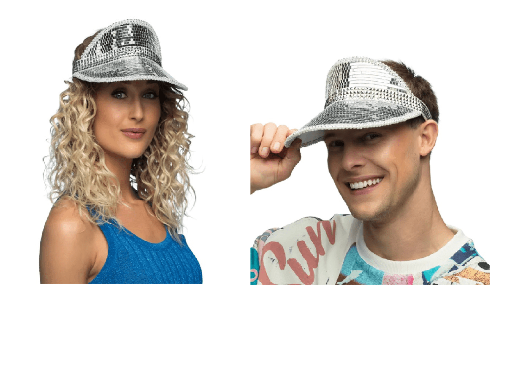 CASQUETTE VISIÈRE DISCO