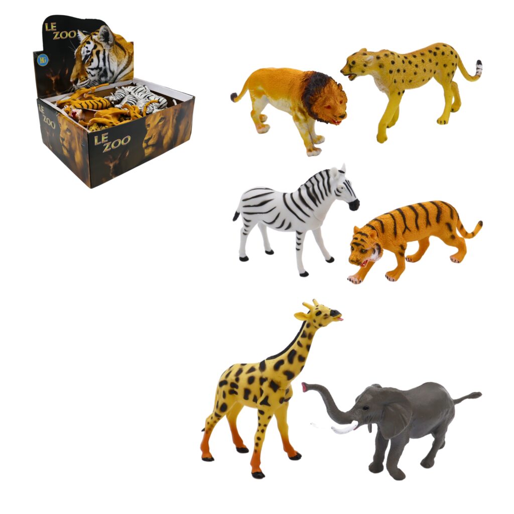 PACK ANIMAUX DE LA JUNGLE (24 pièces de 14 à 20 cm)