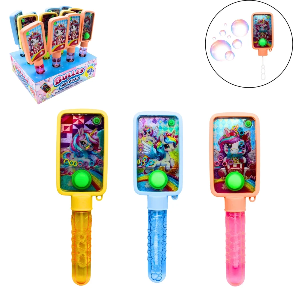 BULLES DE SAVON WATER jeu de paitence LICORNE 30ML 21CM