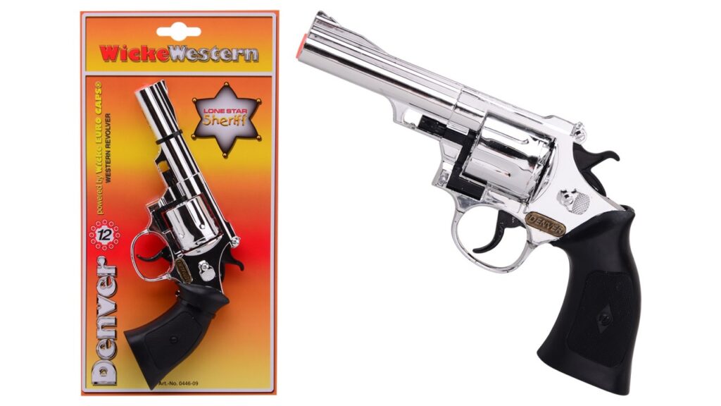 PISTOLET MÉTAL 12 COUPS (Taille 21.9 cm)