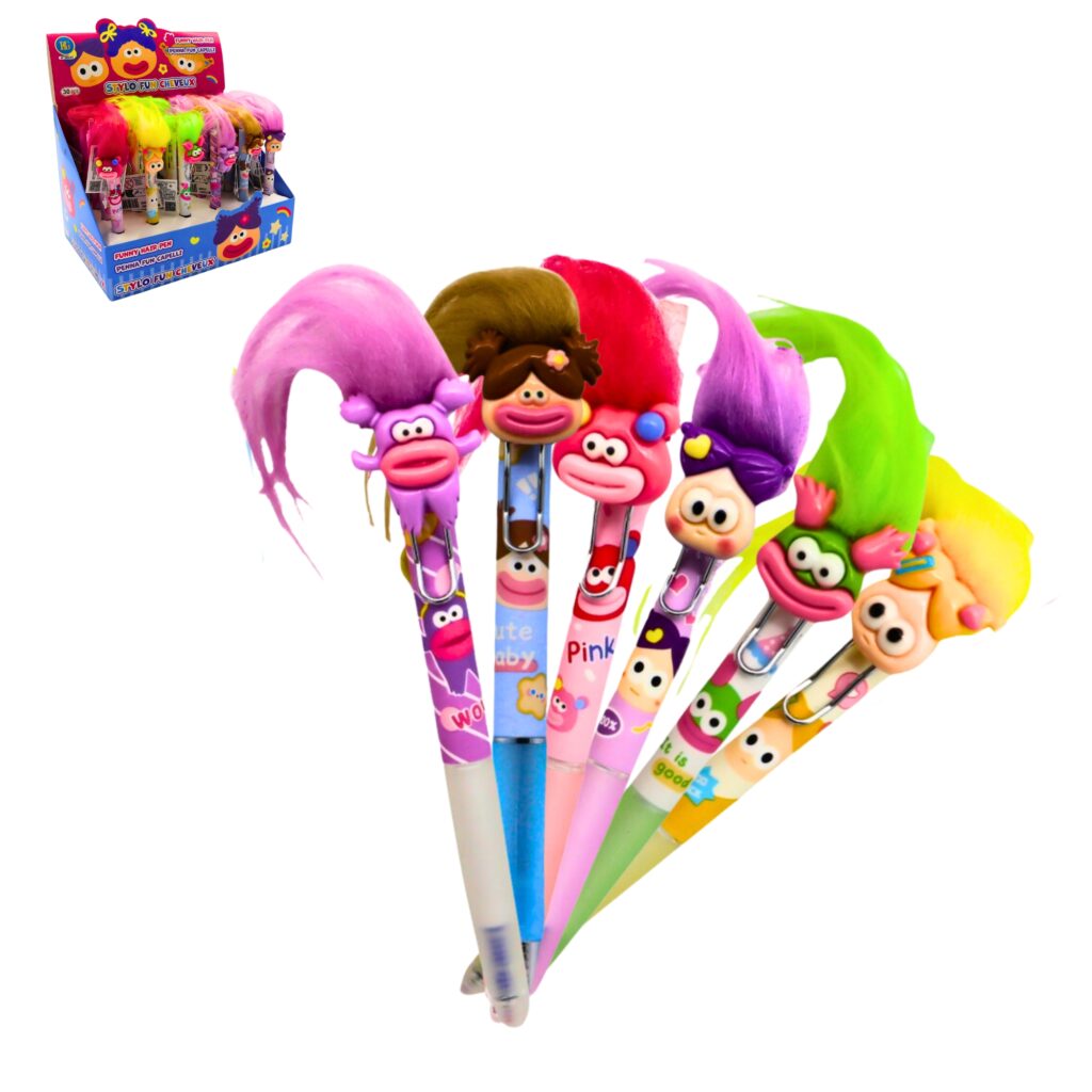STYLO A BILLE DÉLIRE FUN (Boite 30 stylos 14.5 cm)