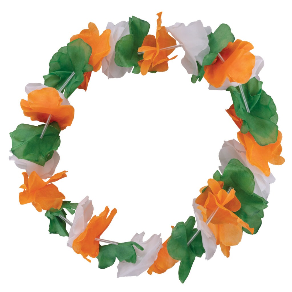 COLLIER DE FLEURS IRLANDE (Lot 24 colliers Saint Patrick)
