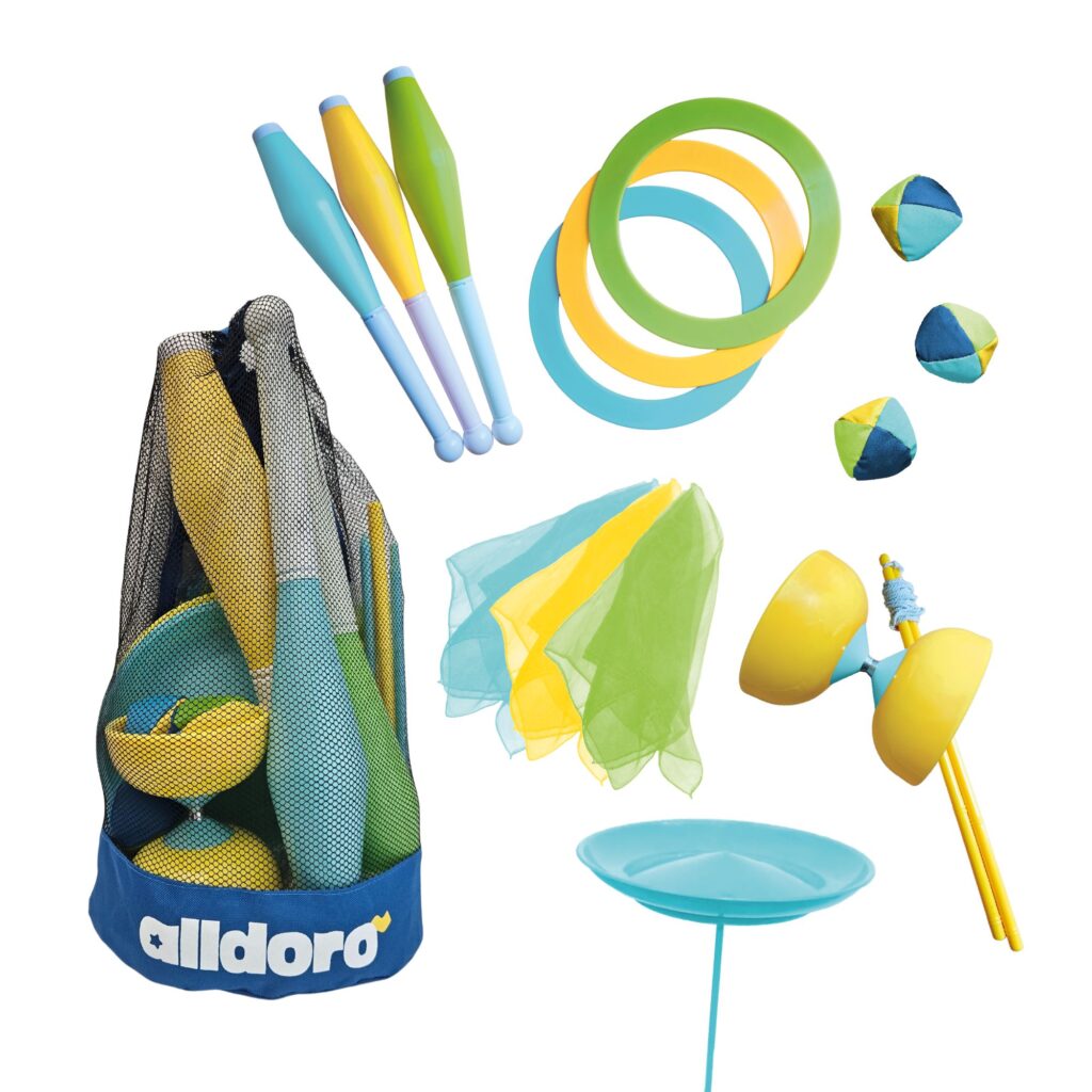 KIT DE JONGLAGE 16 PIECES