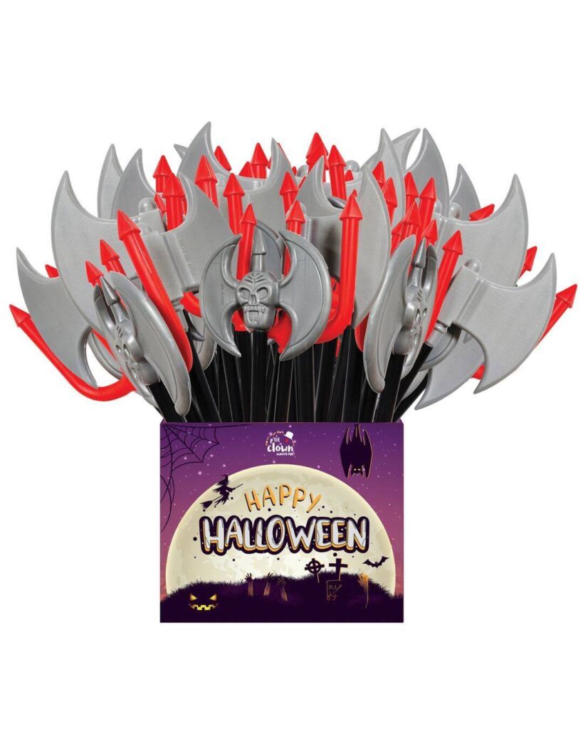 BOX D ARMES HALLOWEEN 48 PIECES 50cm