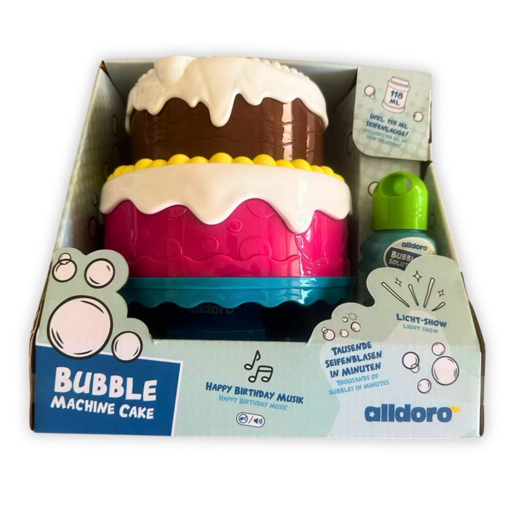 GATEAUX D ANNIVERSAIRE BULLES DE SAVON MUSICAL ET LUMINEUX ( happy birthday)