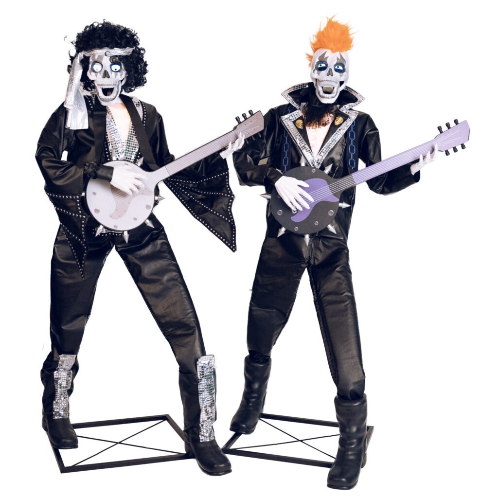 COUPLE DE ROCKEUR ANIMEE 210 x 70 x 185 cm automate(démo vidéo)
