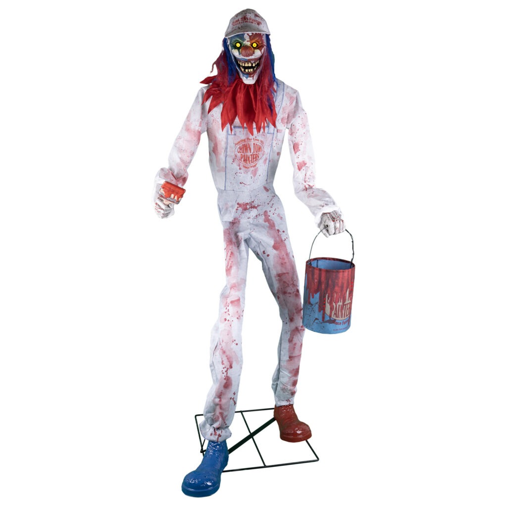 CLOWN PEINTRE GEANT 213 cm (démo vidéo)