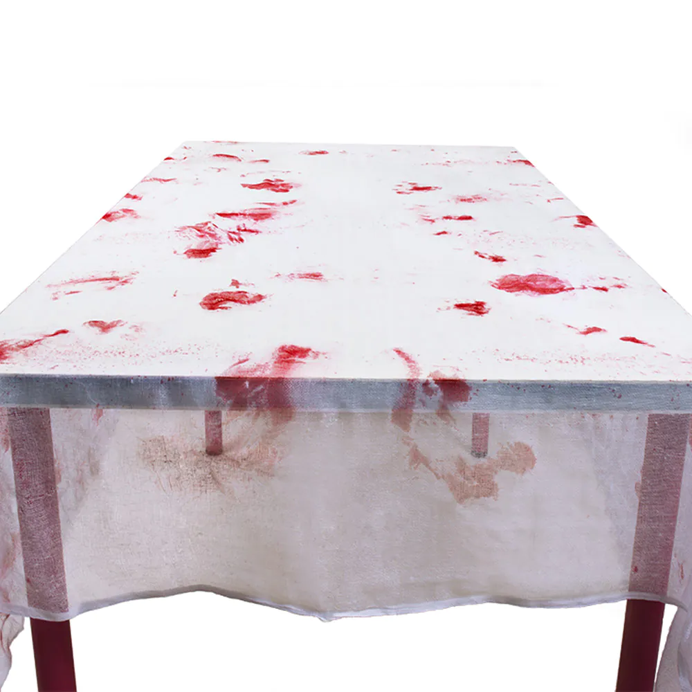 NAPPE AVEC TACHES DE SANG 150 x 180 cm