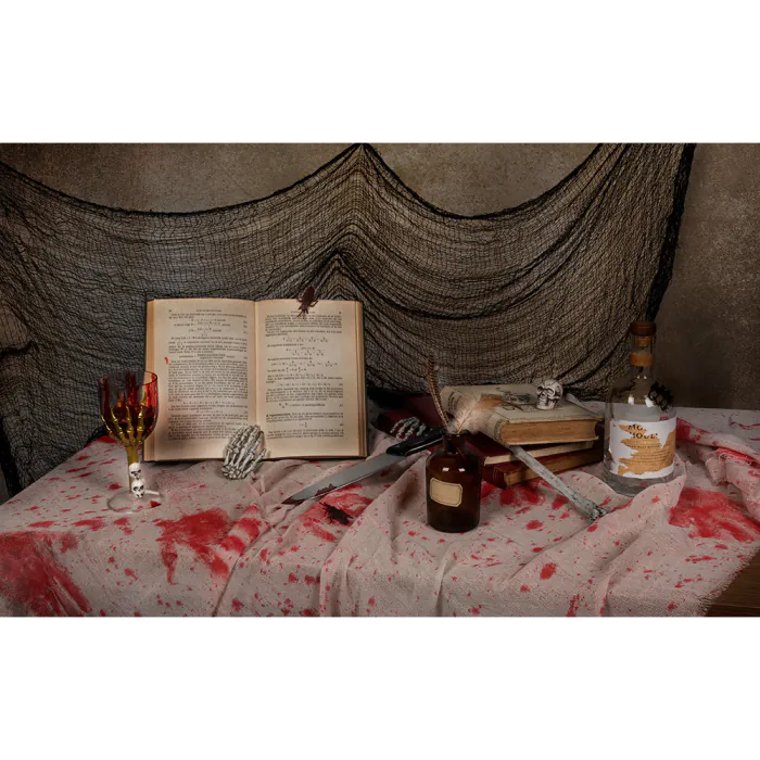 DECORATION TISSU NOIR 183 x 76 cm – Image 2