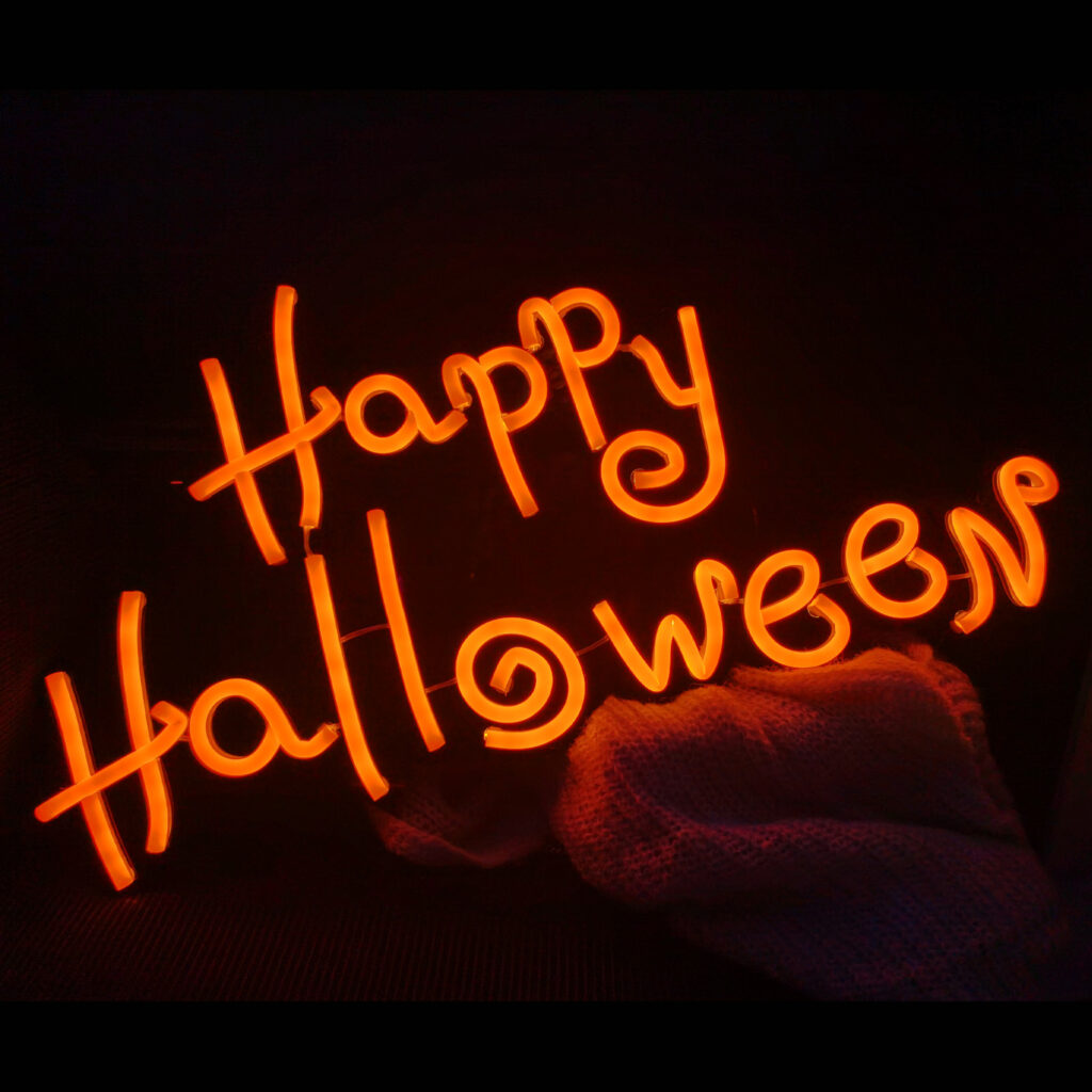 NEON HAPPY HALLOWEEN