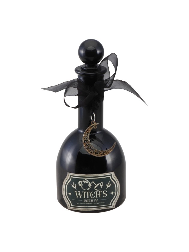 FIOLE MAGIE NOIRE HALLOWEEN DIA 8CM X 19.5CM