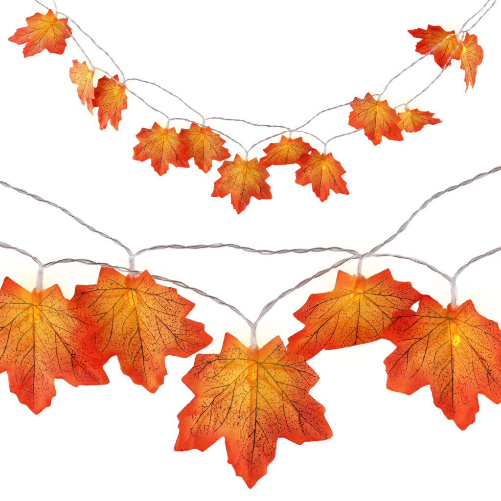 GUIRLANDE D AUTOMNE LUMINEUSE 285CM