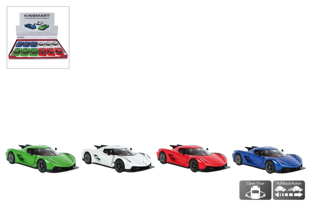 KOENIGSEGG JESKO (Petites voitures de collection) modèle métal assortis