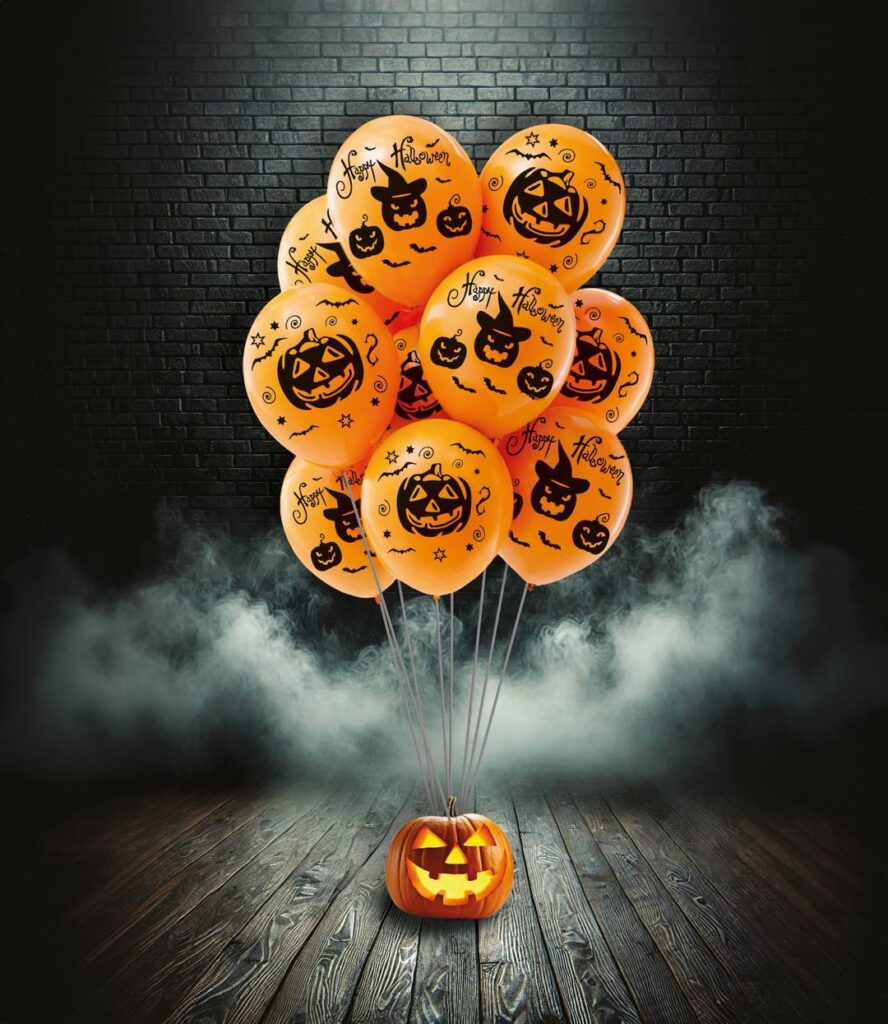 BALLONS HALLOWEEN (Sachet 10 ballons)